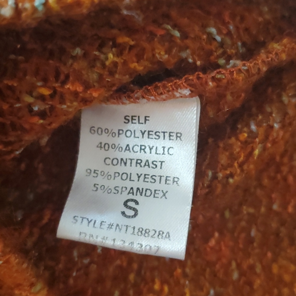 Multicolor cropped sweater - Picture 4 of 4